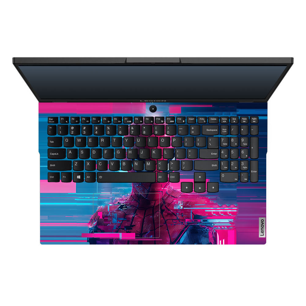 Glitch Spider Lenovo Legion 5 15ARH05 3D Laptop Skin