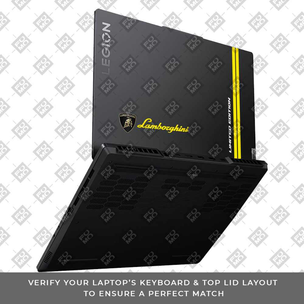 Transparent Lamborghini Limited Edition Lenovo Legion 5 15ARP8 Laptop Skin