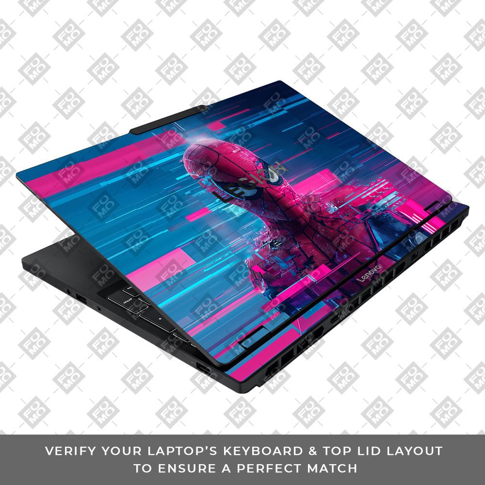 Glitch Spider Lenovo Legion 5 15IAX10 3D Laptop Skin