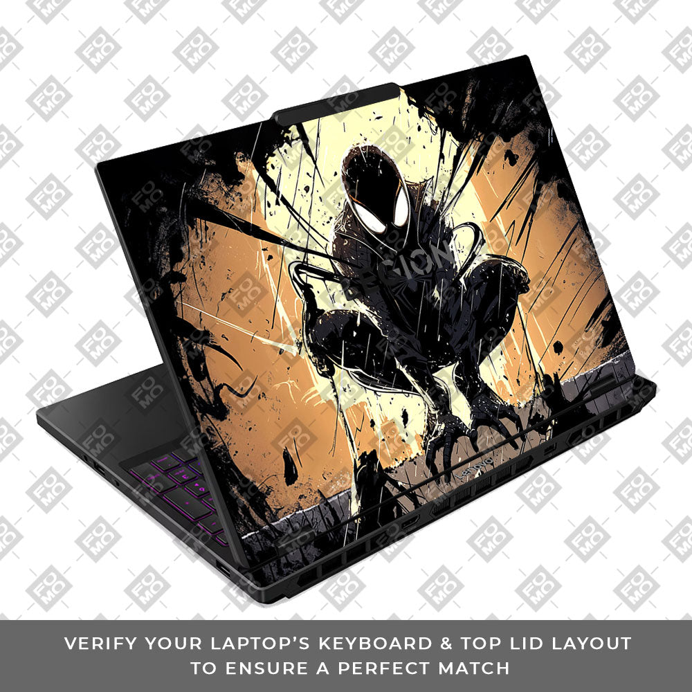 Shadow Spiderman Lenovo Legion 5 15IRX10 3D Laptop Skin