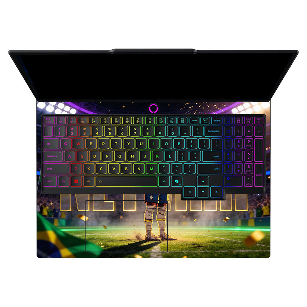 Neymar Golden Aura Lenovo Legion 5 15IRX10 3D Laptop Skin