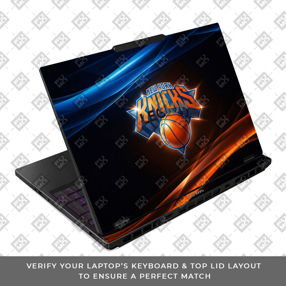 Knicks Glow Lenovo Legion 5 15IRX10 3D Laptop Skin
