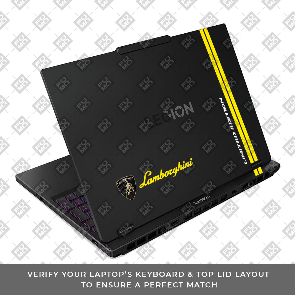 Transparent Lamborghini Limited Edition Lenovo Legion 5 15IRX10 Laptop Skin