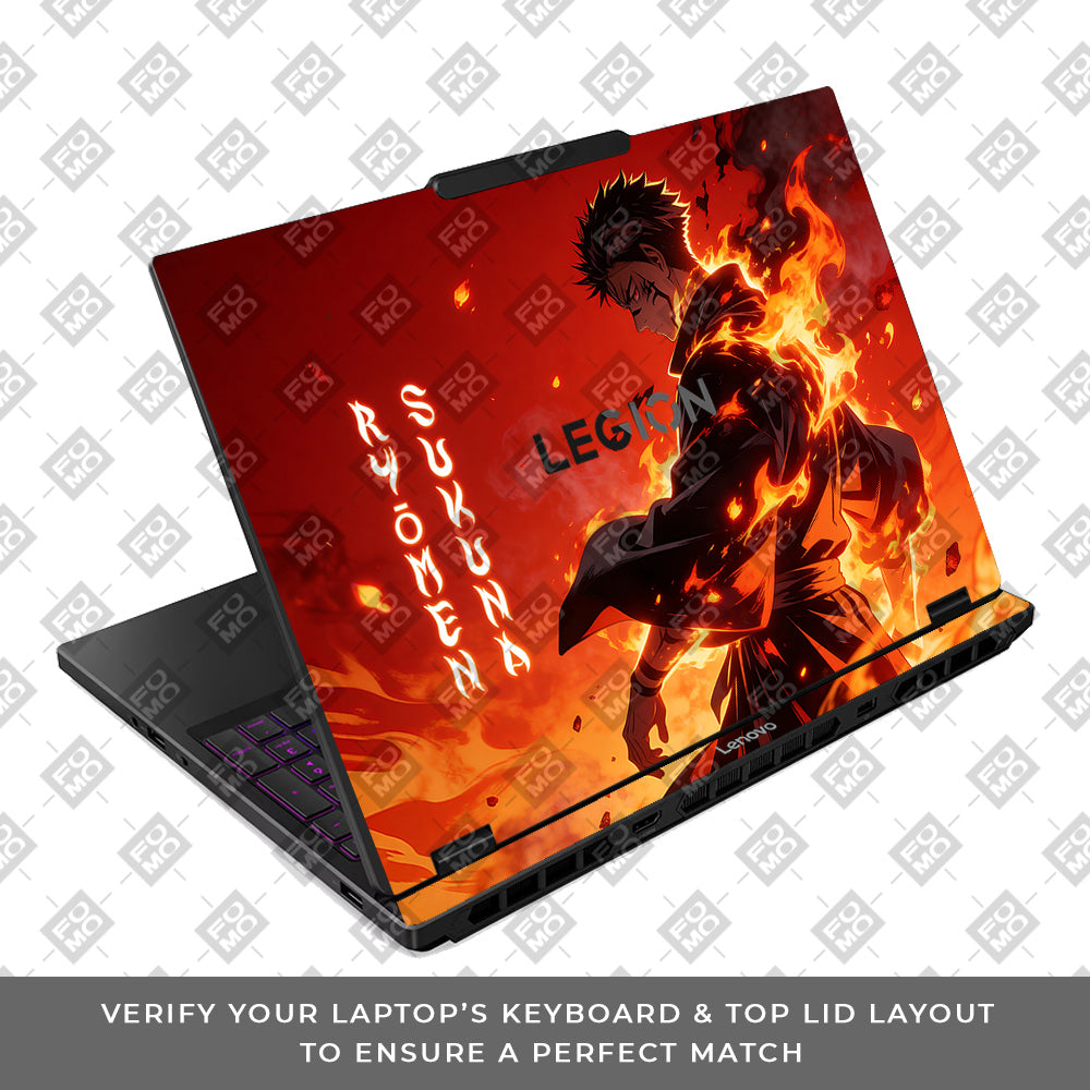 Ryomen Sukuna Lord of Curses Lenovo Legion 5 15IRX10 Laptop Skin