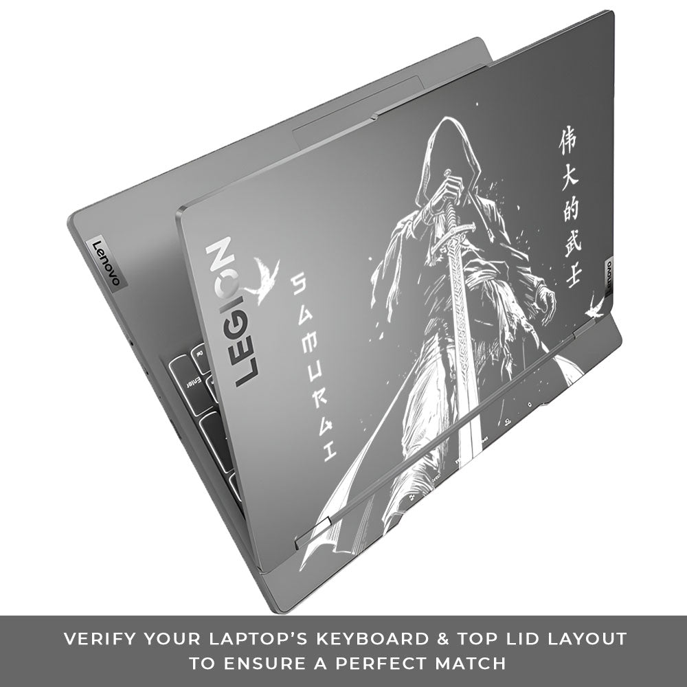 Transparent Ghost Samurai Lenovo Legion 5 15IRX9 Laptop Skin