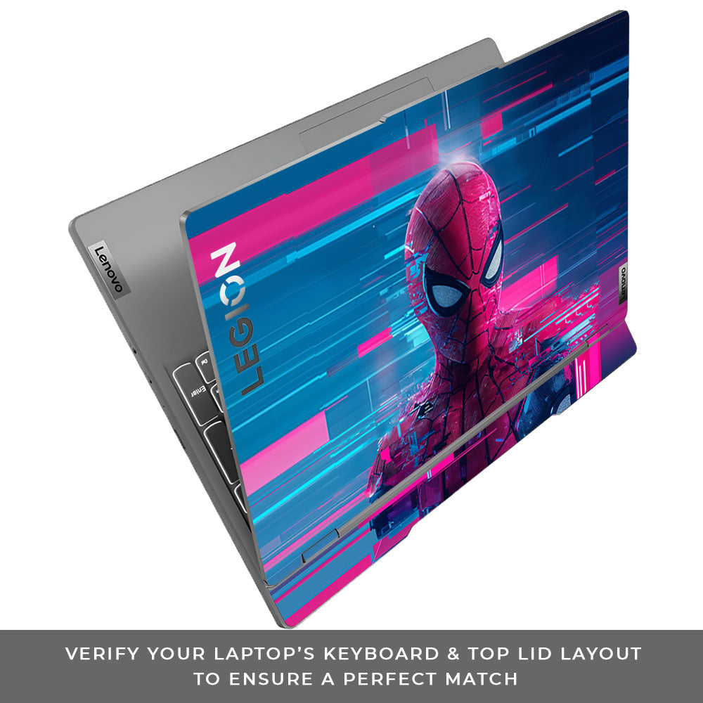 Glitch Spider Lenovo Legion 5 15IRX9 3D Laptop Skin