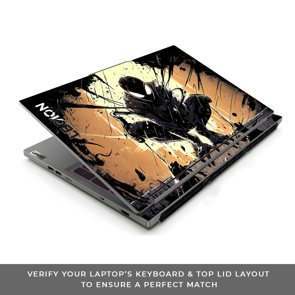 Shadow Spiderman Lenovo Legion 5 16IRX9 3D Laptop Skin
