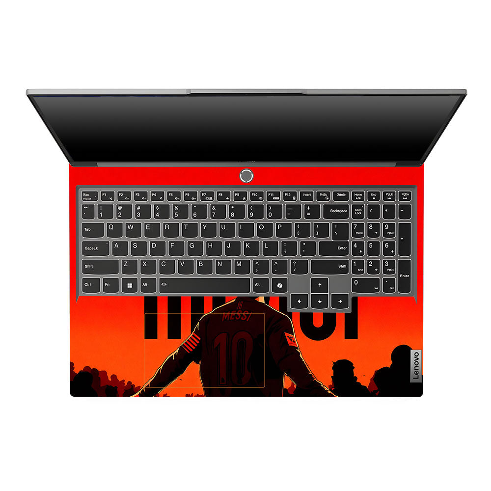 Messi Red Aura Lenovo Legion 5 16IRX9 3D Laptop Skin