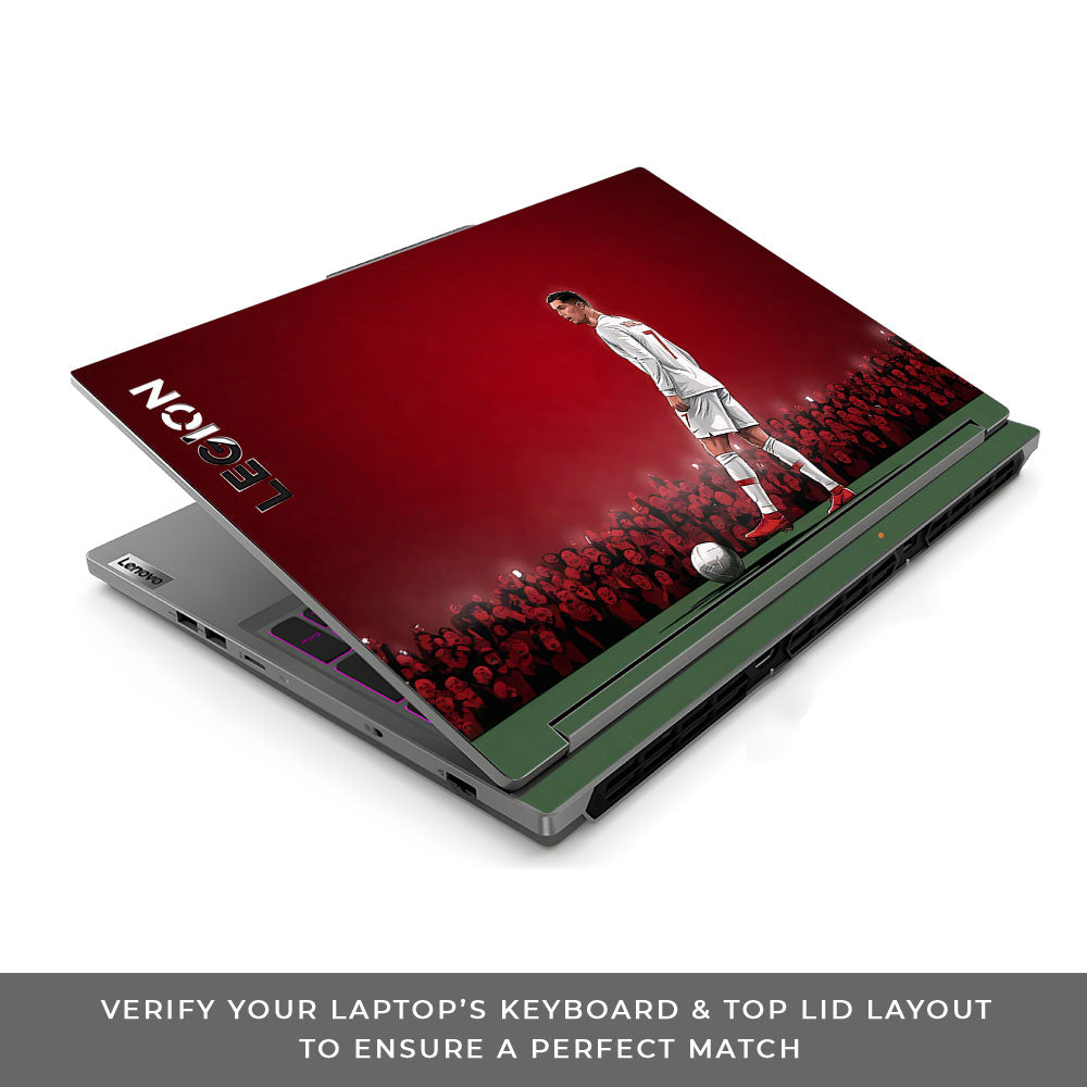 Ronaldo Cold Mode Lenovo Legion 5 16IRX9 3D Laptop Skin