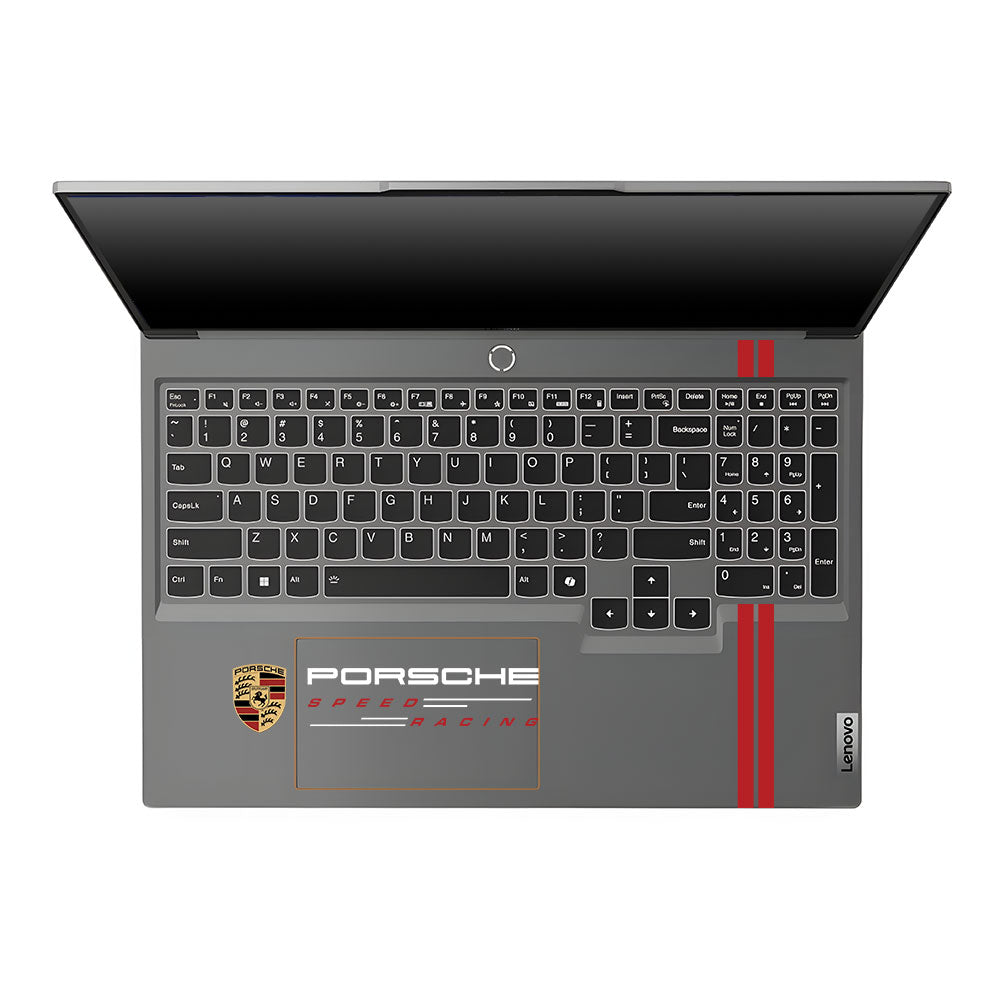 Transparent Porsche Motorsport Graphic Lenovo Legion 5 16IRX9 Laptop Skin