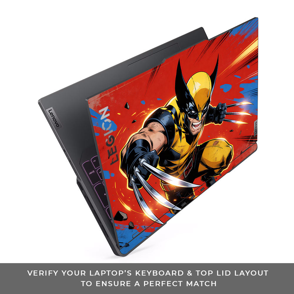 Adamantium Rage Lenovo Legion 5 Pro 16IRX8 and 16IRX9 3D Laptop Skin