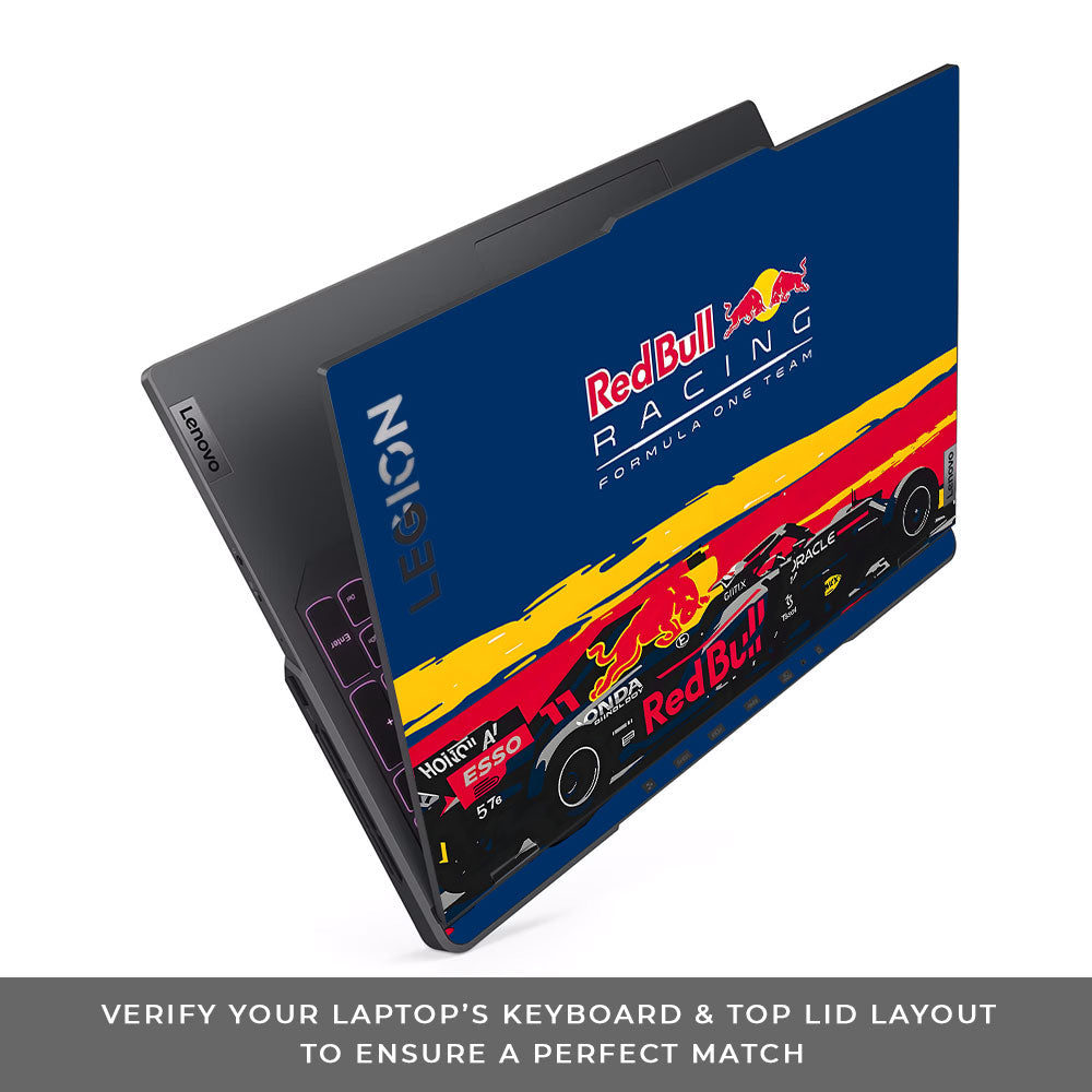Red Bull Racing Formula One Team Lenovo Legion 5 Pro 16IRX8 and 16IRX9 3D Laptop Skin