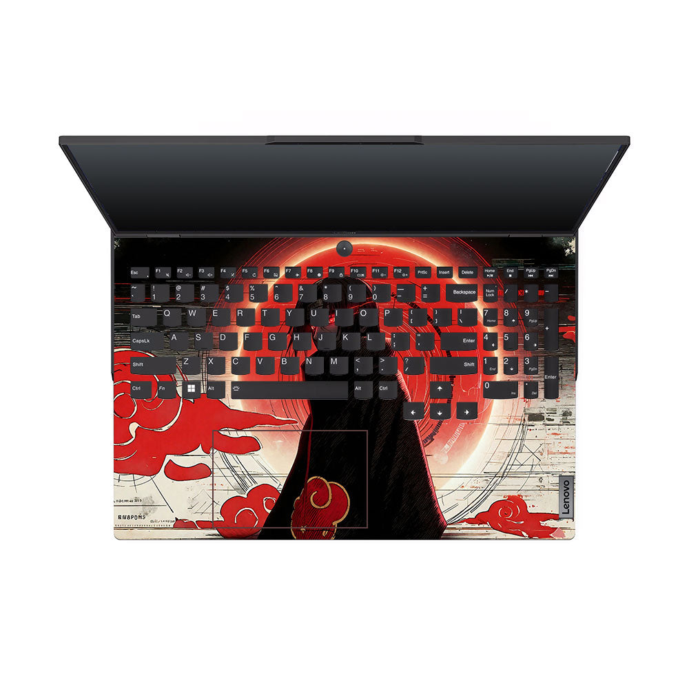Itachi Uchiha Mark of the Akatsuki Lenovo Legion 5 Pro 16IRX8 and 16IRX9 3D Laptop Skin