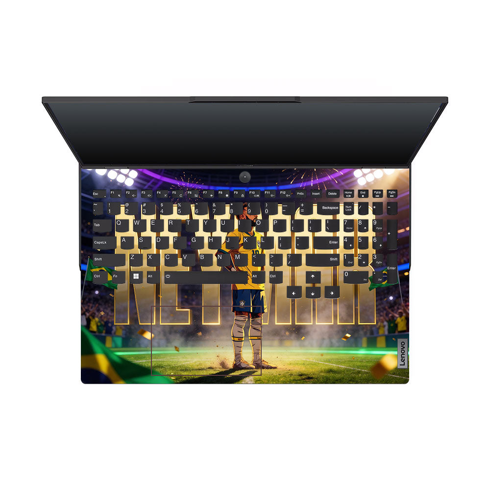 Neymar Golden Aura Lenovo Legion 5 Pro 16IRX8 and 16IRX9 3D Laptop Skin