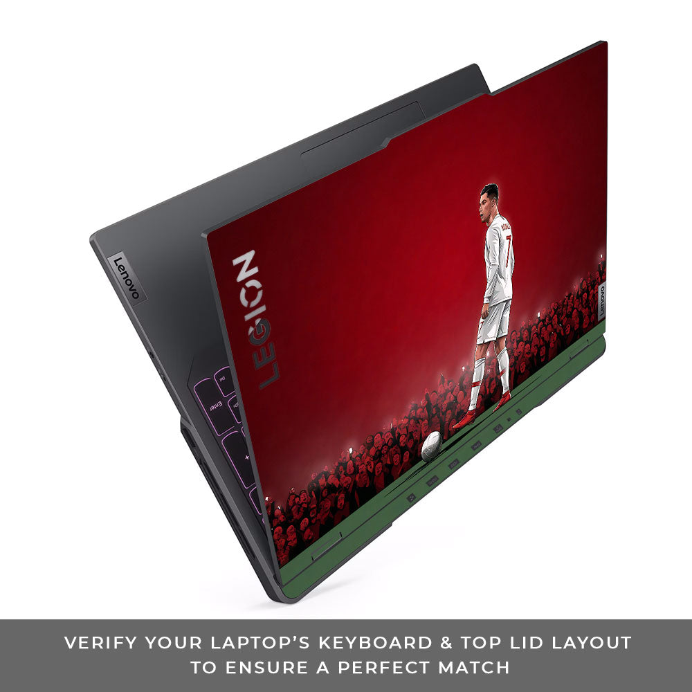 Ronaldo Cold Mode Lenovo Legion 5 Pro 16IRX8 and 16IRX9 3D Laptop Skin