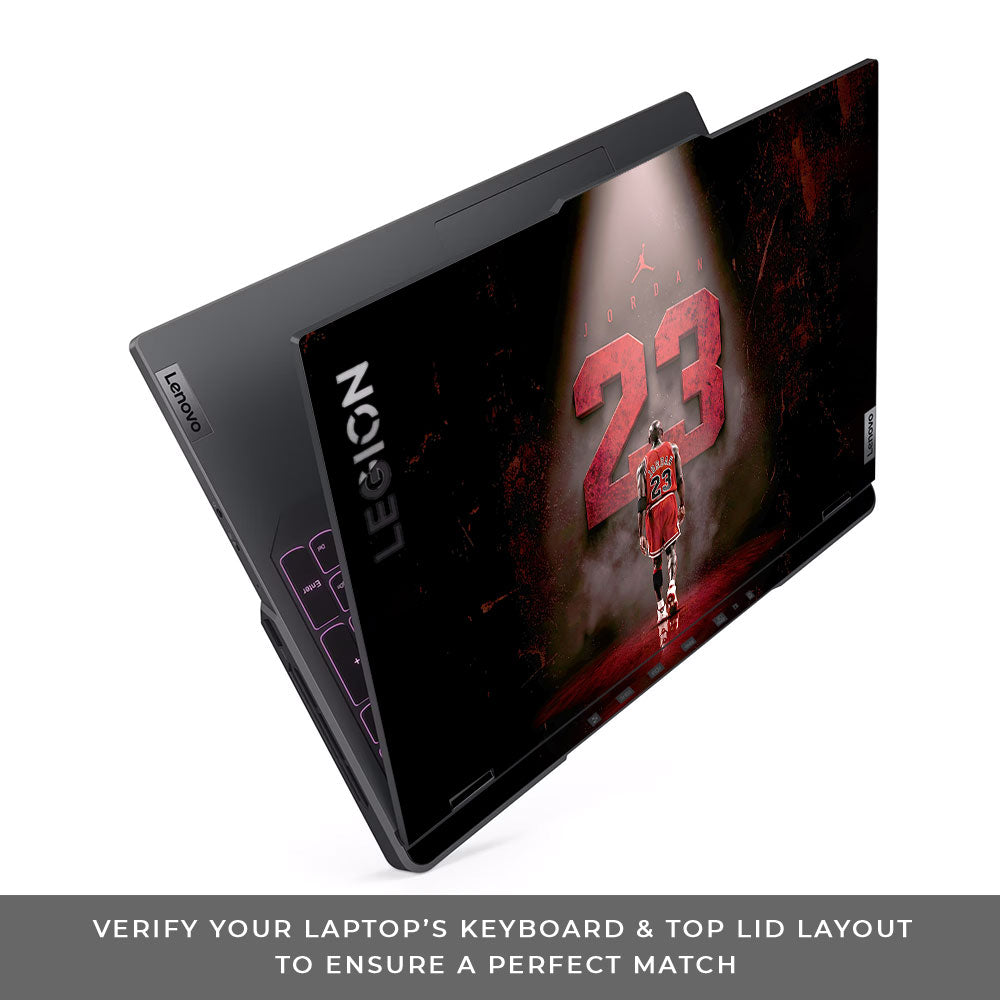 Jordan 23 Lenovo Legion 5 Pro 16IRX8 and 16IRX9 3D Laptop Skin
