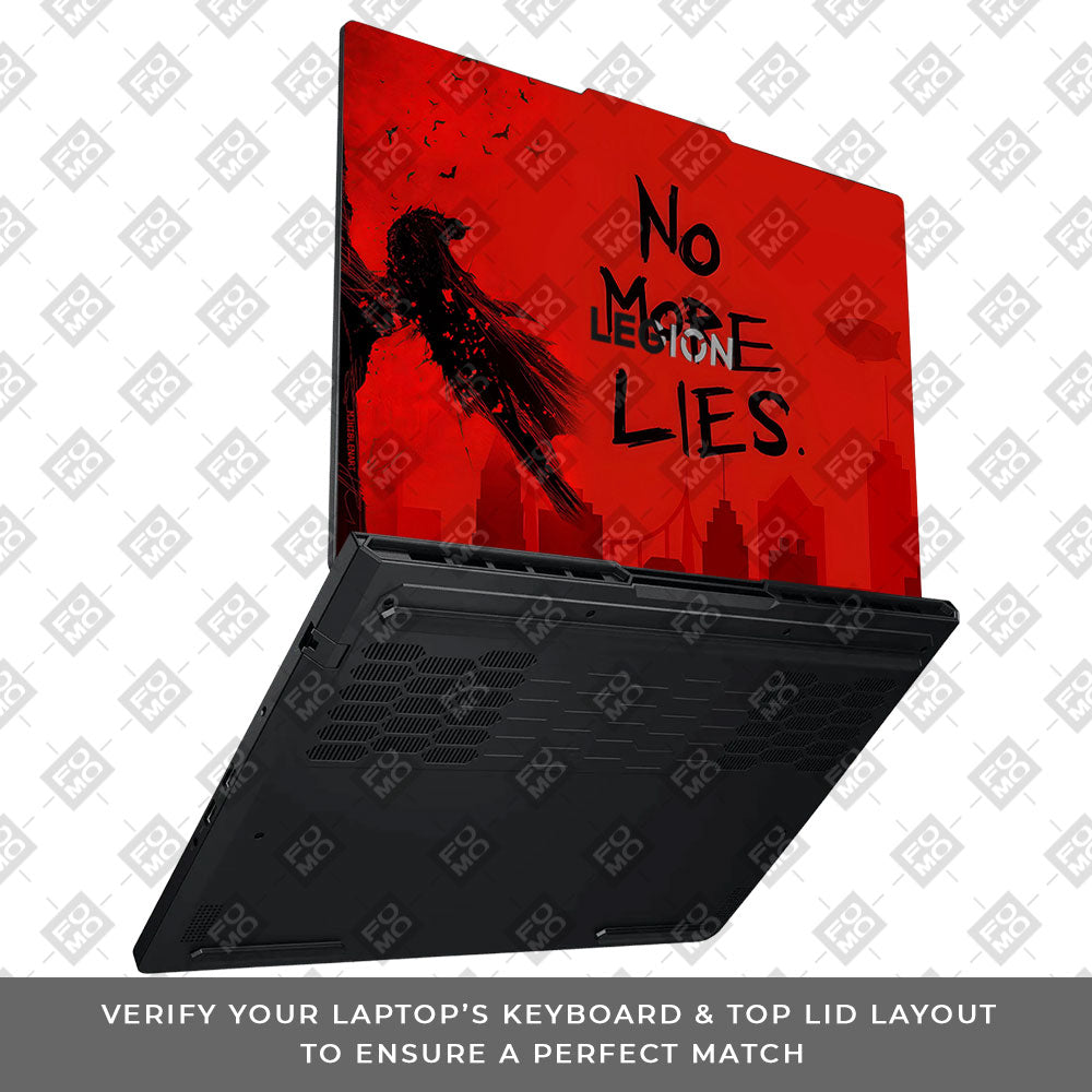 Batman No More Lies Lenovo Legion Pro 5 16ADR10 3D Laptop Skin