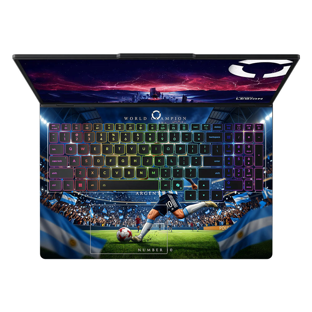 Messi World Champ Energy Lenovo Legion Pro 5 16ADR10 3D Laptop Skin