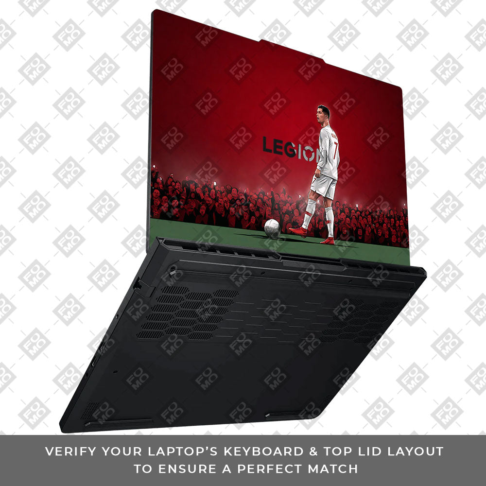 Ronaldo Cold Mode Lenovo Legion Pro 5 16ADR10 3D Laptop Skin