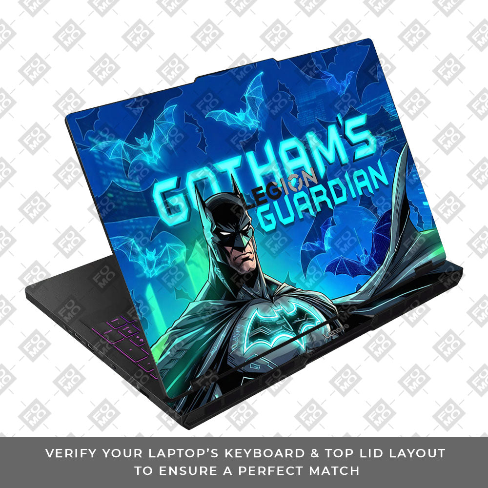 Gotham's Guardian Batman Lenovo Legion Pro 5 16AFR10 3D Laptop Skin