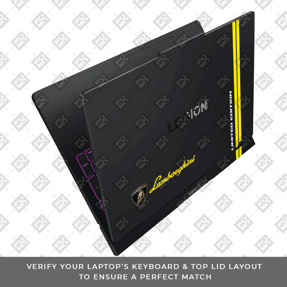 Transparent Lamborghini Limited Edition Lenovo Legion Pro 5 16IAX10 Laptop Skin