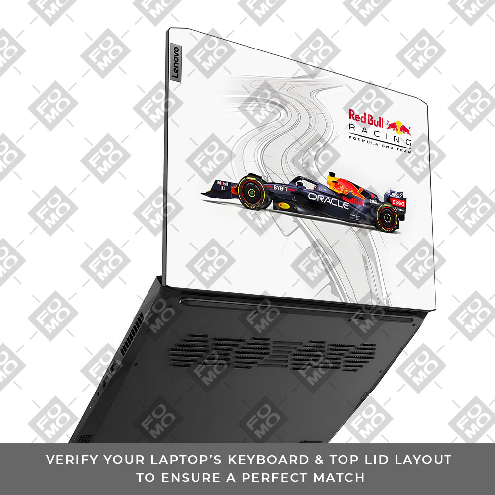 Red Bull Racing in Action Lenovo IdeaPad Gaming 3 15ACH6 and 15IHU6 Laptop Skin