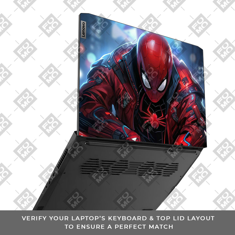 SpiderMan High Tech Hero Lenovo IdeaPad Gaming 3 15ACH6 and 15IHU6 3D Laptop Skin