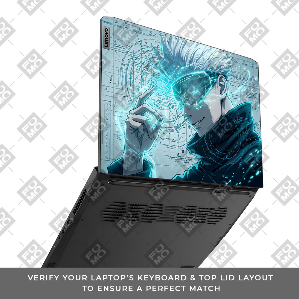 Gojo Satoru Power Lenovo IdeaPad Gaming 3 15ACH6 and 15IHU6 Laptop Skin