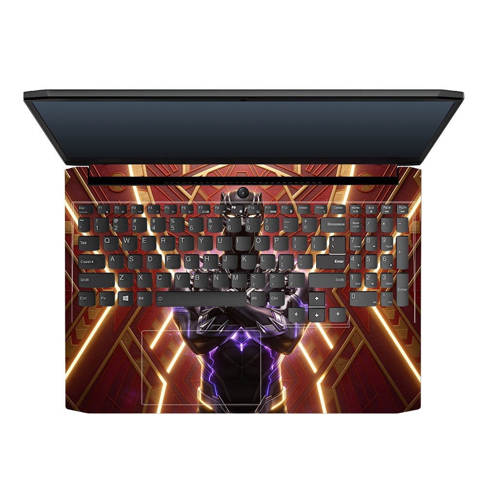 Black Panther Wakanda's King Lenovo IdeaPad Gaming 3 15ACH6 and 15IHU6 3D Laptop Skin