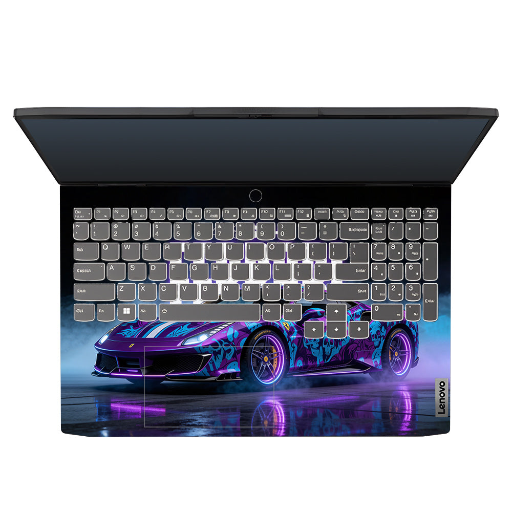 Psycho Drive Ferrari 488 Lenovo IdeaPad Gaming 3 15ARH7 and 15IAH7 Laptop Skin