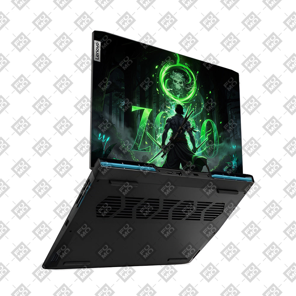Zoro Green Aura Lenovo IdeaPad Gaming 3 15ARH7 and 15IAH7 Laptop Skin