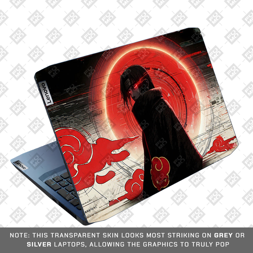 Itachi Uchiha Mark of the Akatsuki Lenovo IdeaPad Gaming 3 15ARH05 and 15IMH05 Laptop Skin