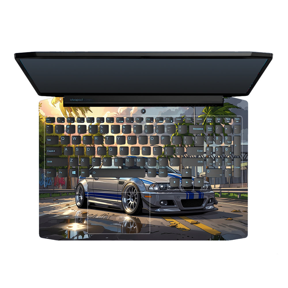 Street Icon BMW E46 Drift Legend Lenovo IdeaPad Gaming 3 15ARH05 and 15IMH05 Laptop Skin