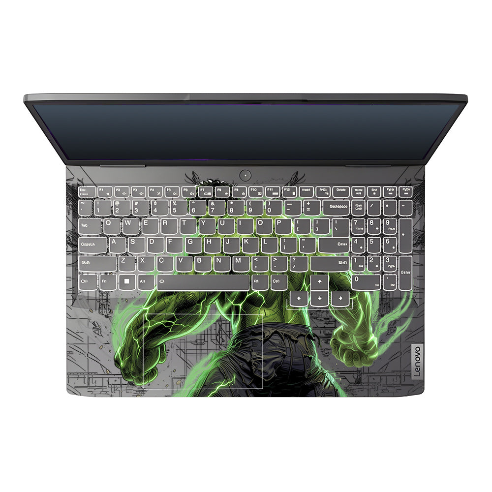 Transparent Hulk Smash Lenovo LOQ 2023 15IRH8, 15APH8 Laptop Skin