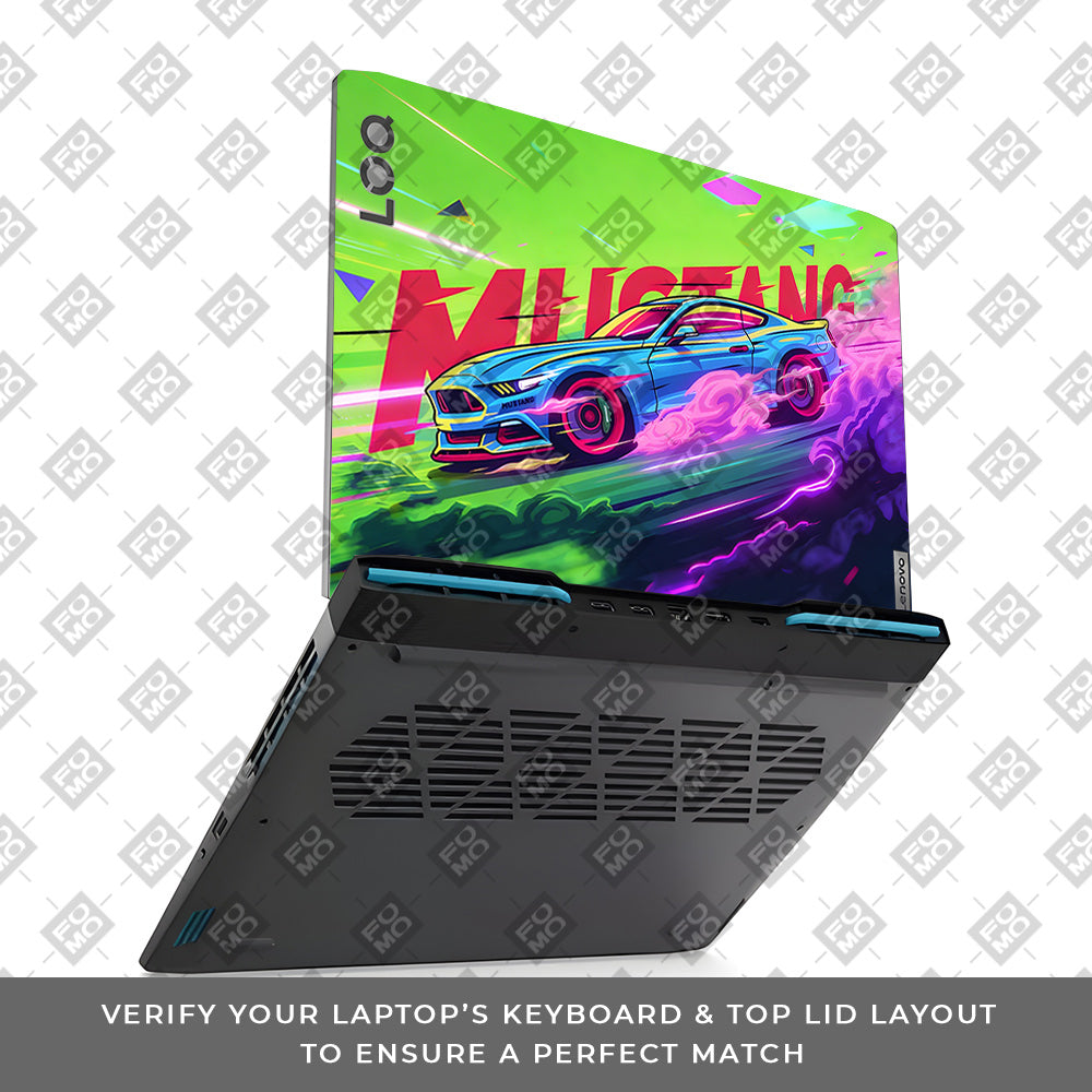 Ford Mustang Lenovo LOQ 2023 15IRH8, 15APH8 Laptop Skin