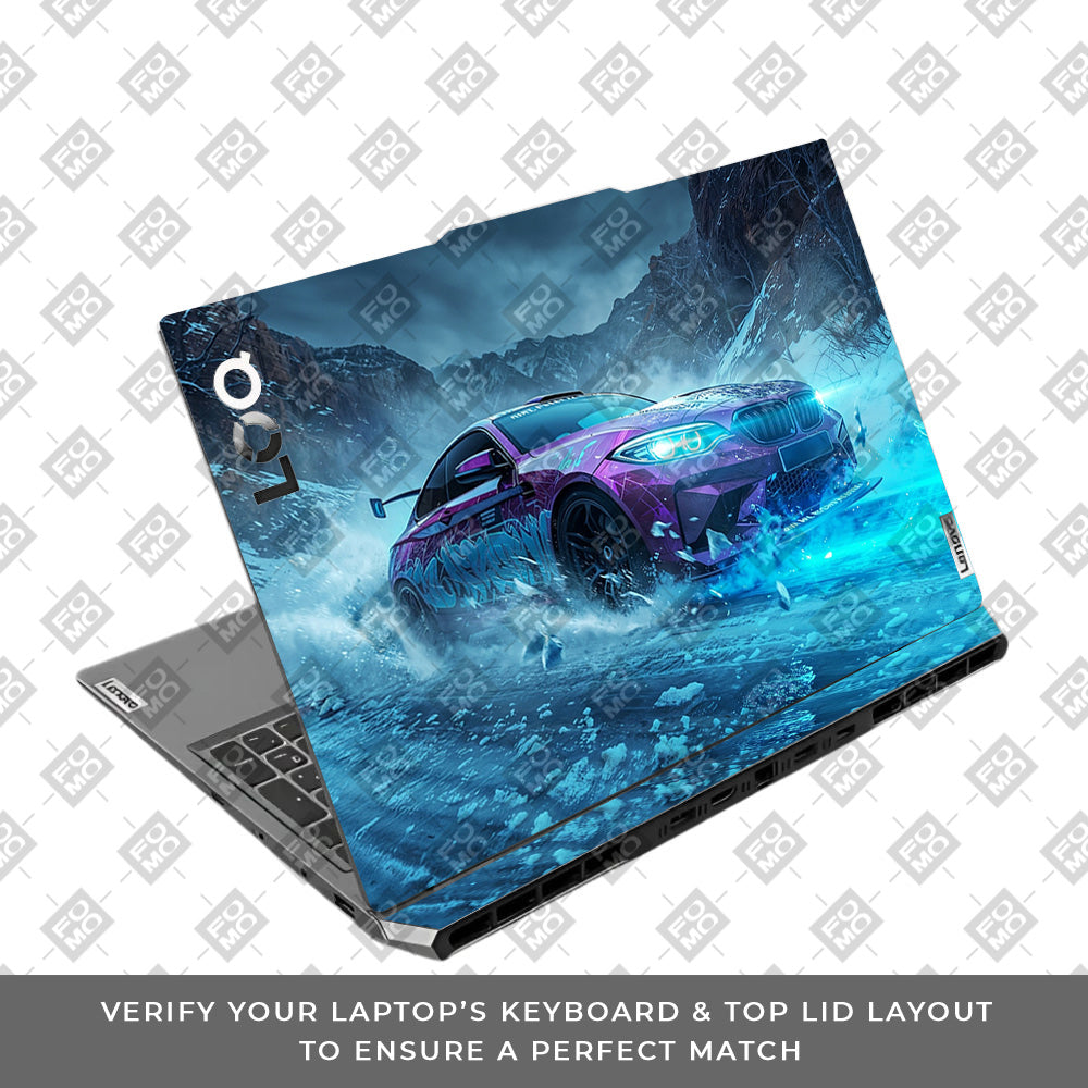 BMW Neon Drift Lenovo LOQ 2024, 2025 Laptop Skin