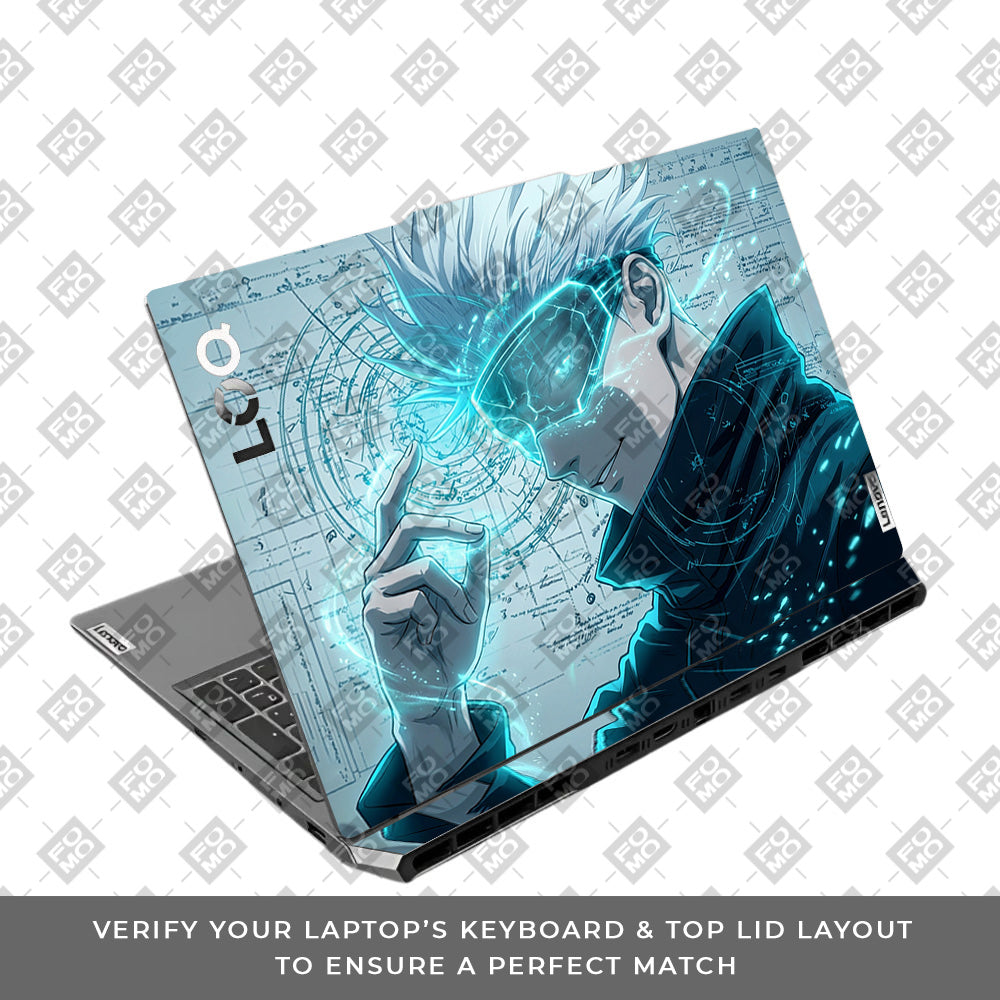 Gojo Satoru Power Lenovo LOQ 2024, 2025 Laptop Skin