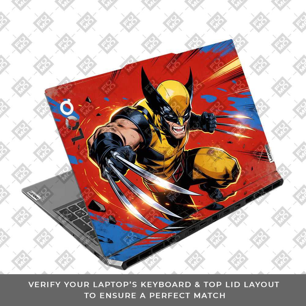 Adamantium Rage Lenovo LOQ 2024, 2025 Laptop Skin