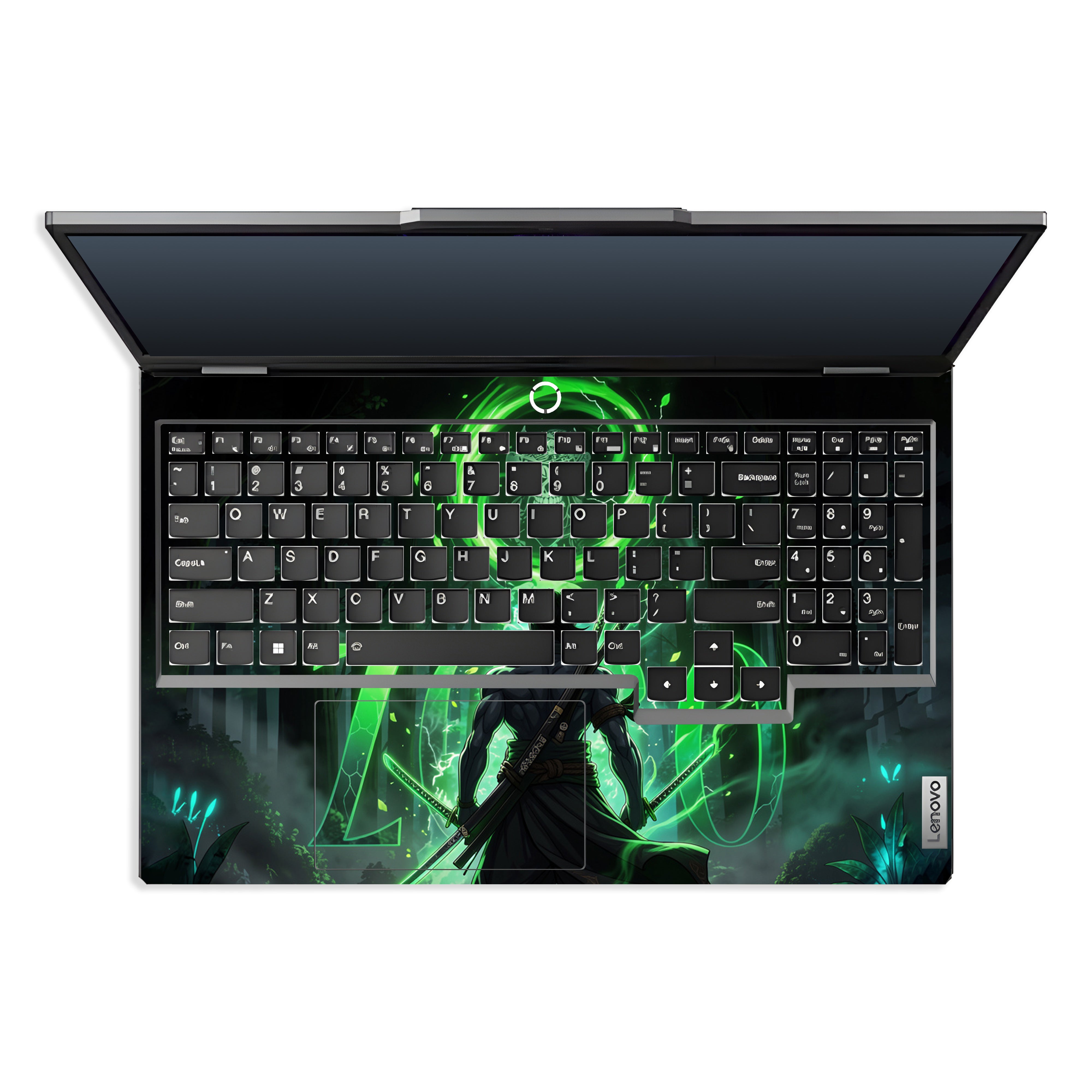 Zoro Green Aura Lenovo LOQ 2024, 2025 Laptop Skin