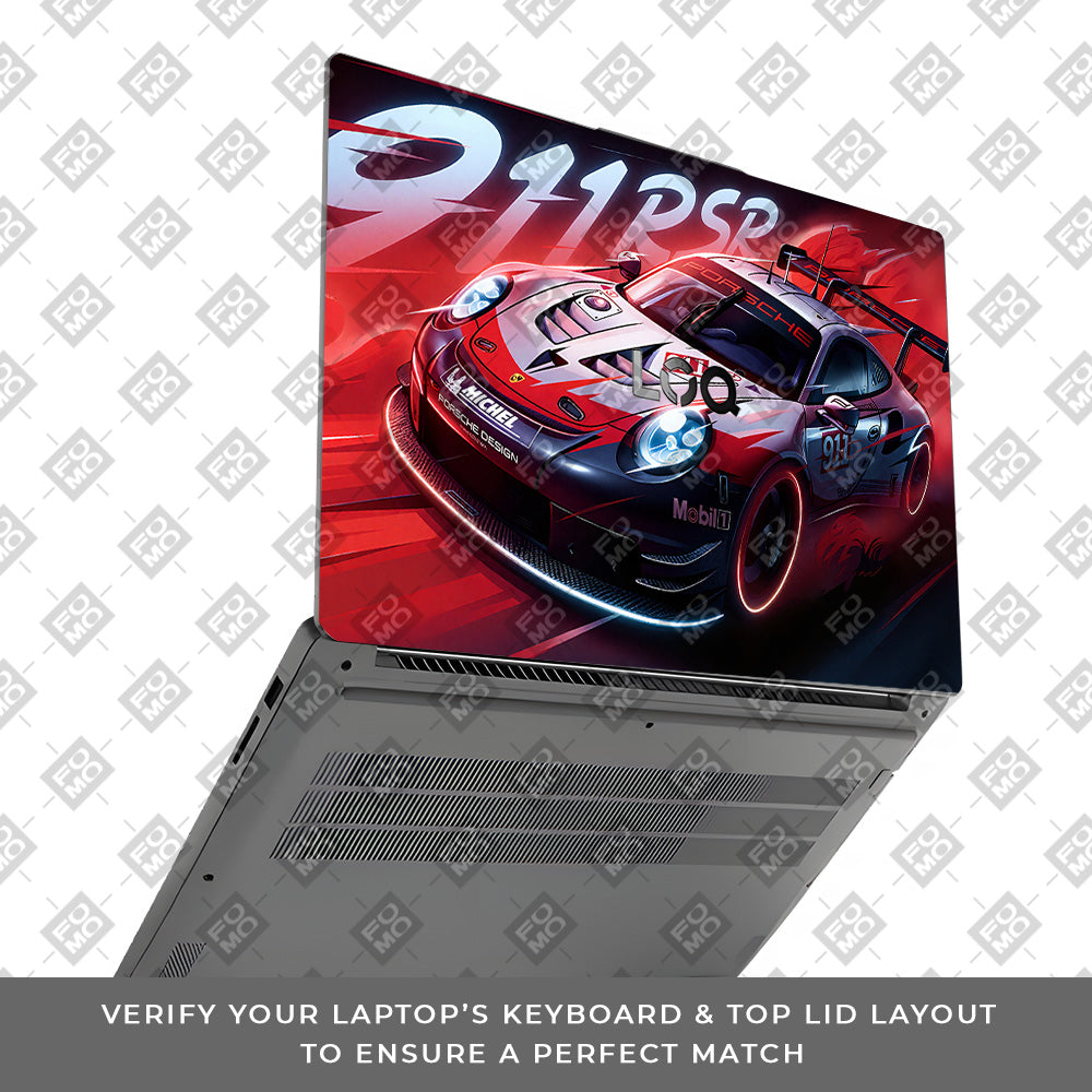 Porsche 911 RSR Lenovo LOQ Essential 15IAX9E Laptop Skin