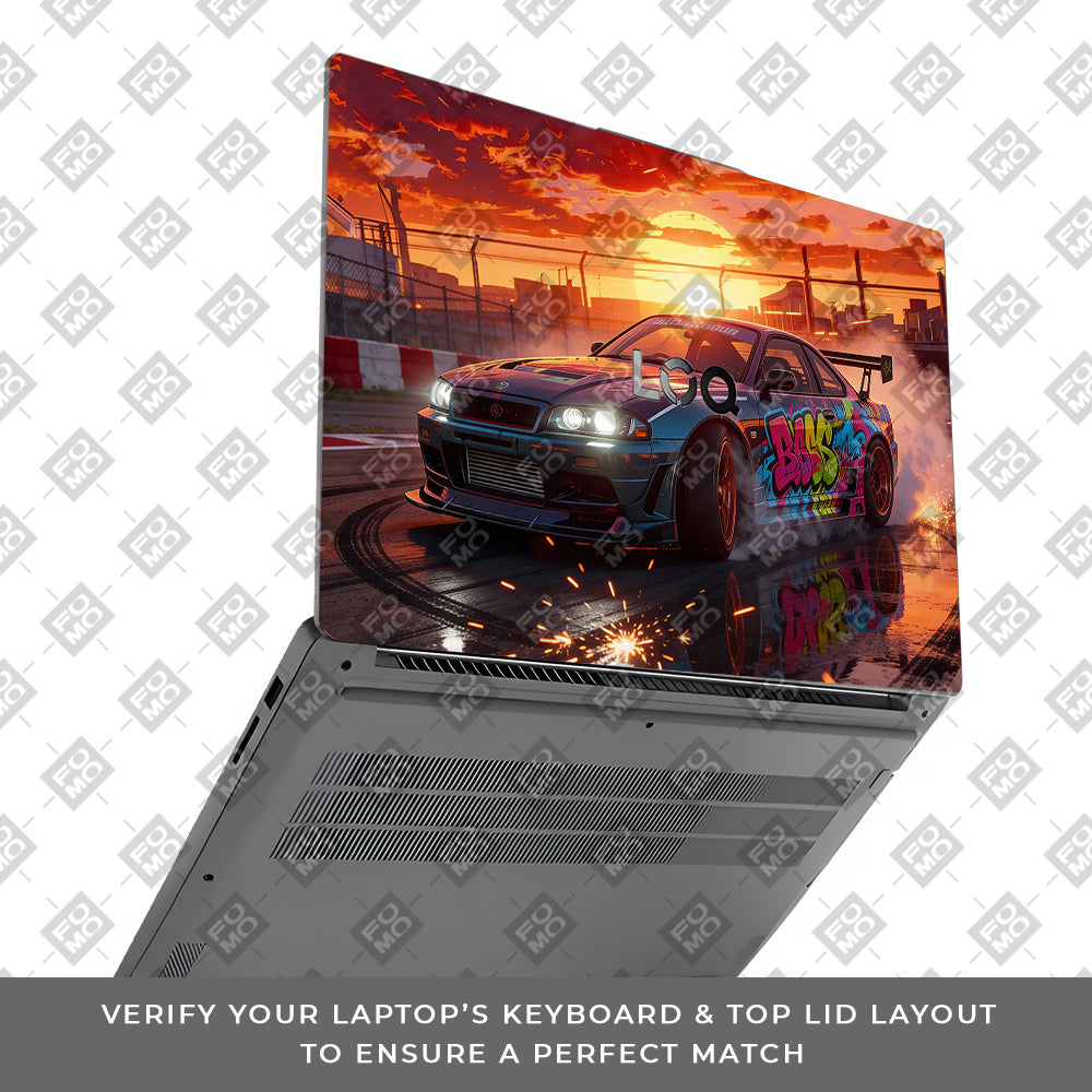 Tokyo Drift Vibes Lenovo LOQ Essential 15IAX9E Laptop Skin