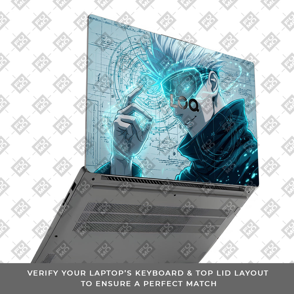 Gojo Satoru Power Lenovo LOQ Essential 15IAX9E Laptop Skin