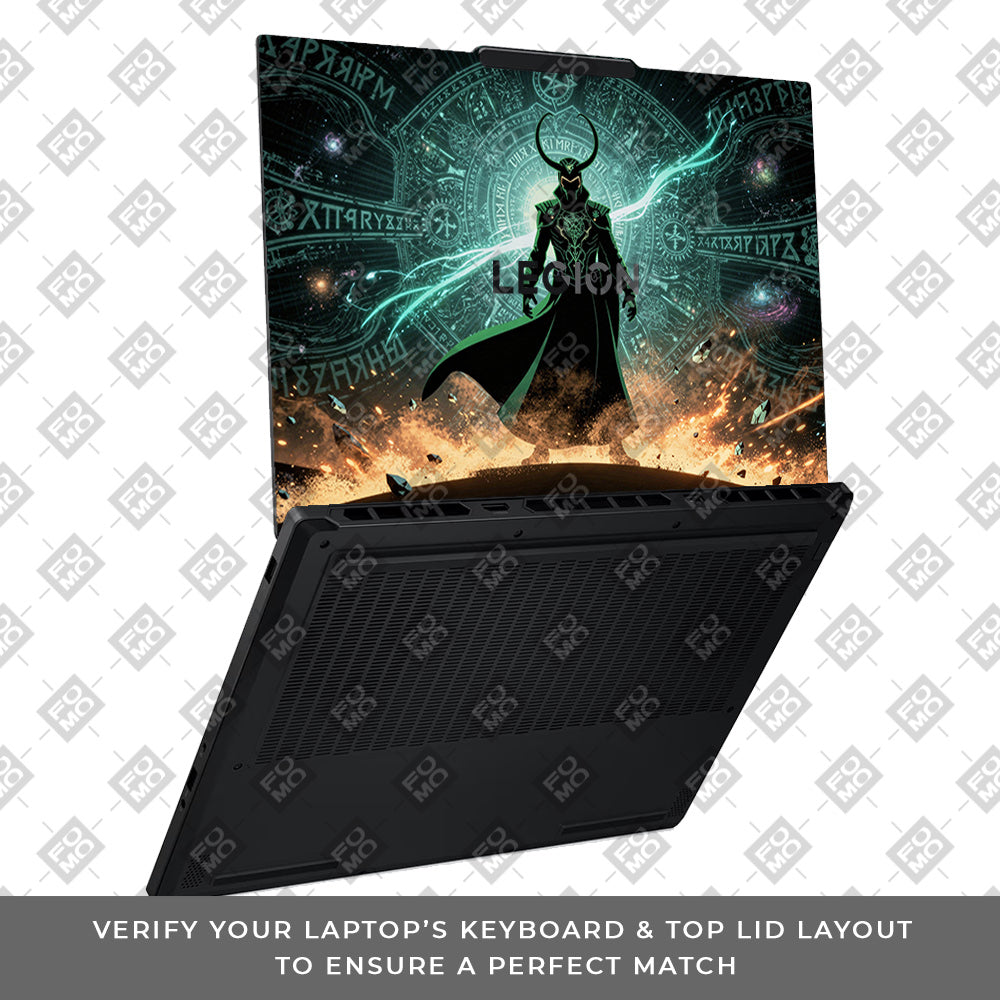 Loki God of Mischief Neon Lenovo Legion 5 15AHP10 Laptop Skin