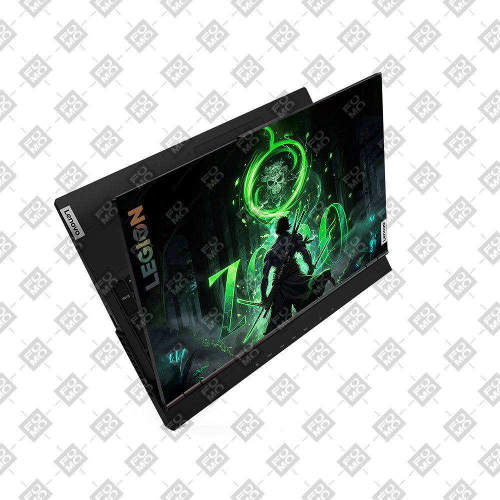 Zoro Green Aura Lenovo Legion 5 15ARH05 Laptop Skin