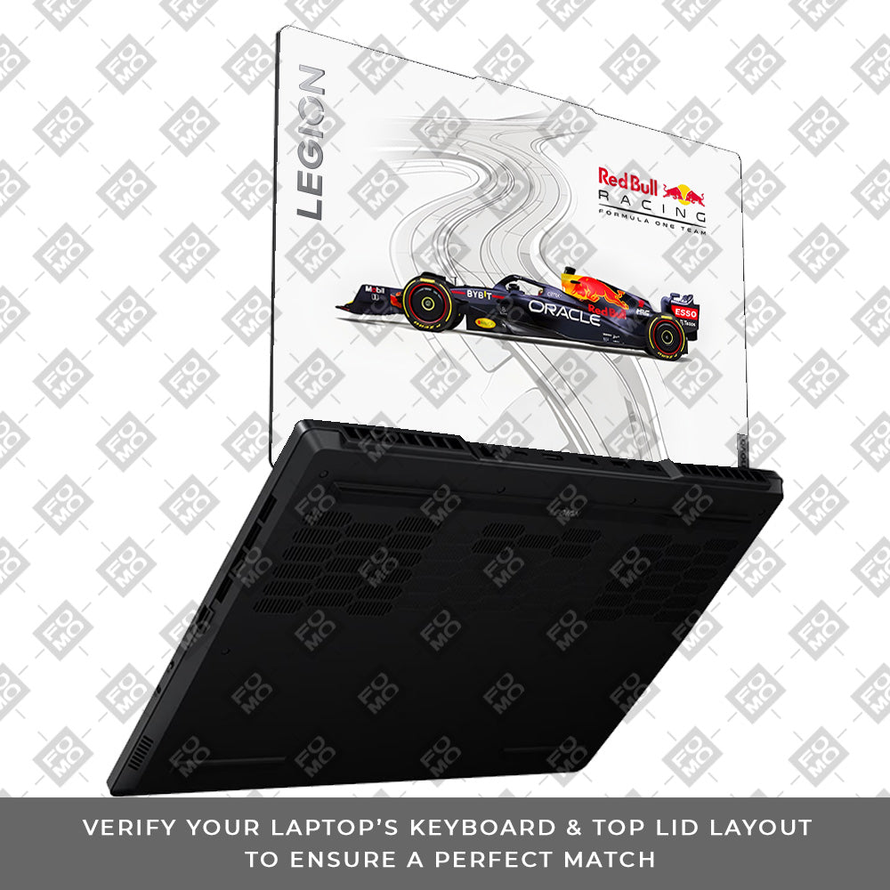 Red Bull Racing in Action Lenovo Legion 5 15ARP8 Laptop Skin