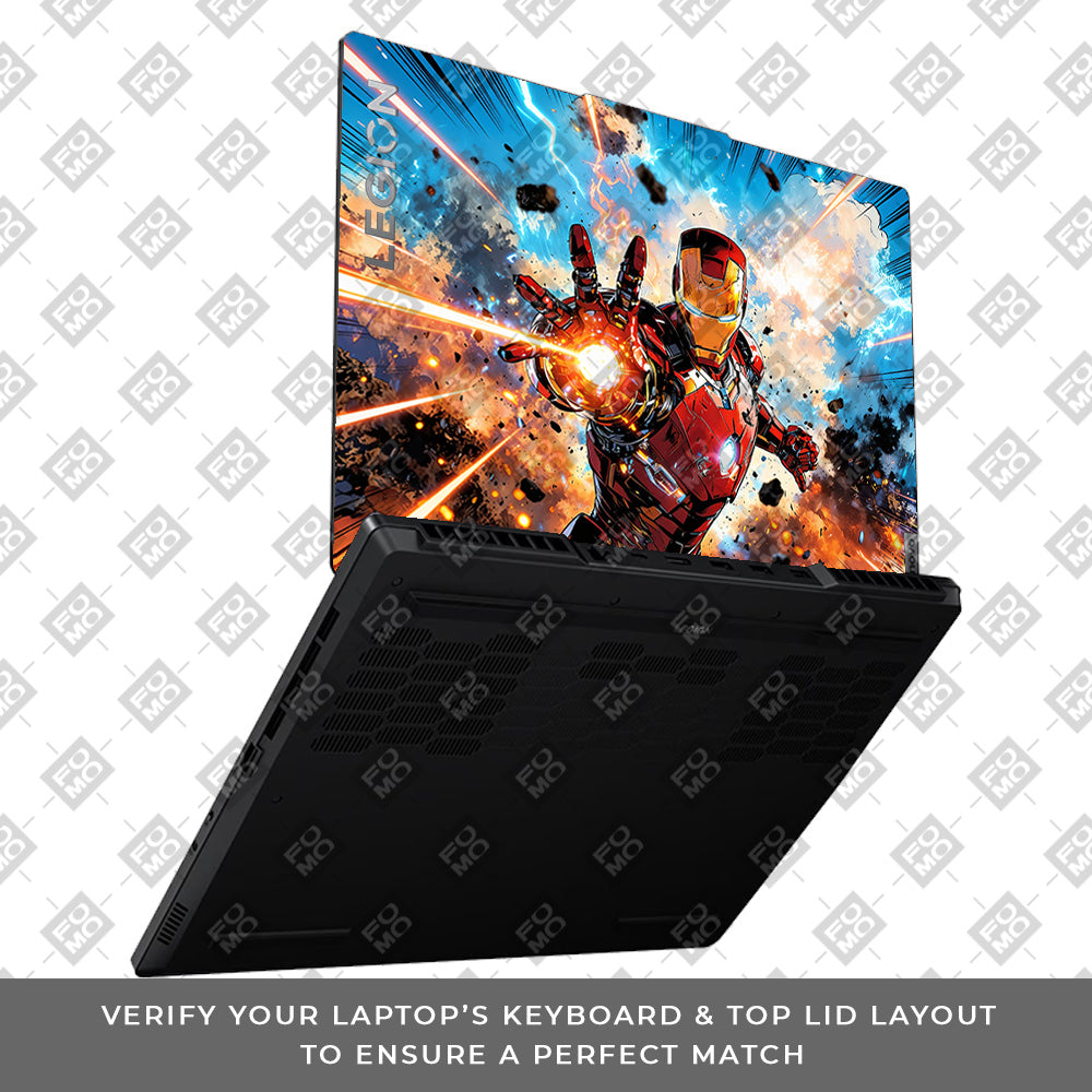 Iron Impact The Arc Reactor Lenovo Legion 5 15ARP8 Laptop Skin