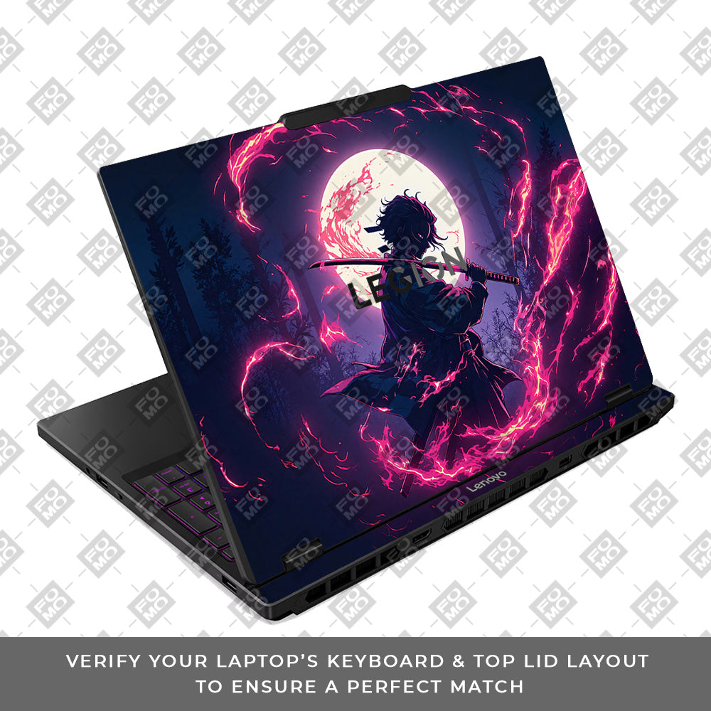 Tanjiro's Flame of Ember Lenovo Legion 5 15IRX10 Laptop Skin
