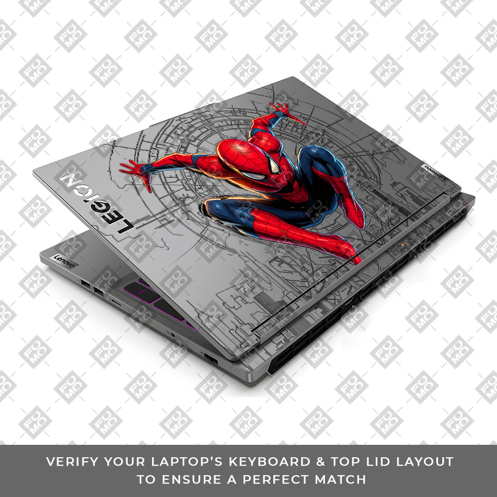 Transparent Web of Destiny Lenovo Legion 5 16IRX9 Laptop Skin