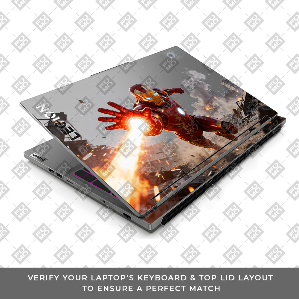 Transparent Iron Fist Lenovo Legion 5 16IRX9 Laptop Skin