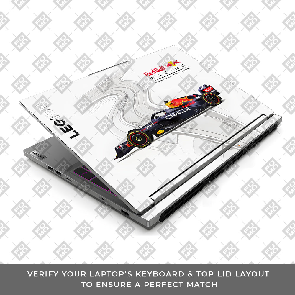 Red Bull Racing in Action Lenovo Legion 5 16IRX9 Laptop Skin